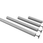 Eurotruss Round Leg, für Bauhöhe 20 cm, mit Nivellierschraube