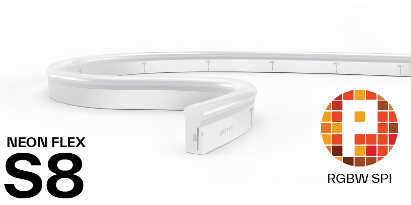 Enttec Neon Flex S8 RGBW Pixel IP68, 5000 mm