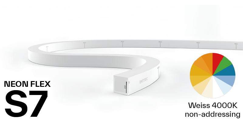 Enttec Neon Flex S7 White Non Adressing IP68, 10000 mm