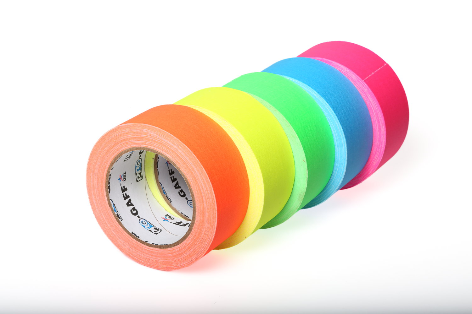 Le Mark Pro Tape Gaffer Fluorescent Gaffa 48 mm x 22.8 m, Orange Le Mark Pro Tape Gaffer Fluorescent Gaffa 48 mm x 22.8 m, Orange