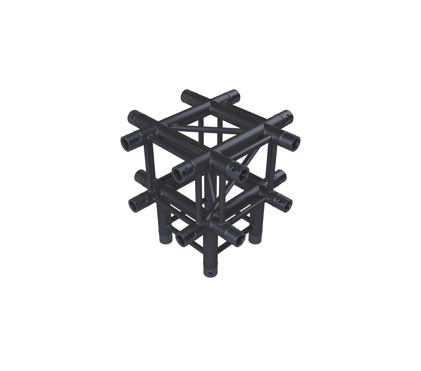 Eurotruss FD34 Kreuz + Down 5-Weg corner 50 x 50 x 50 cm, schwarz