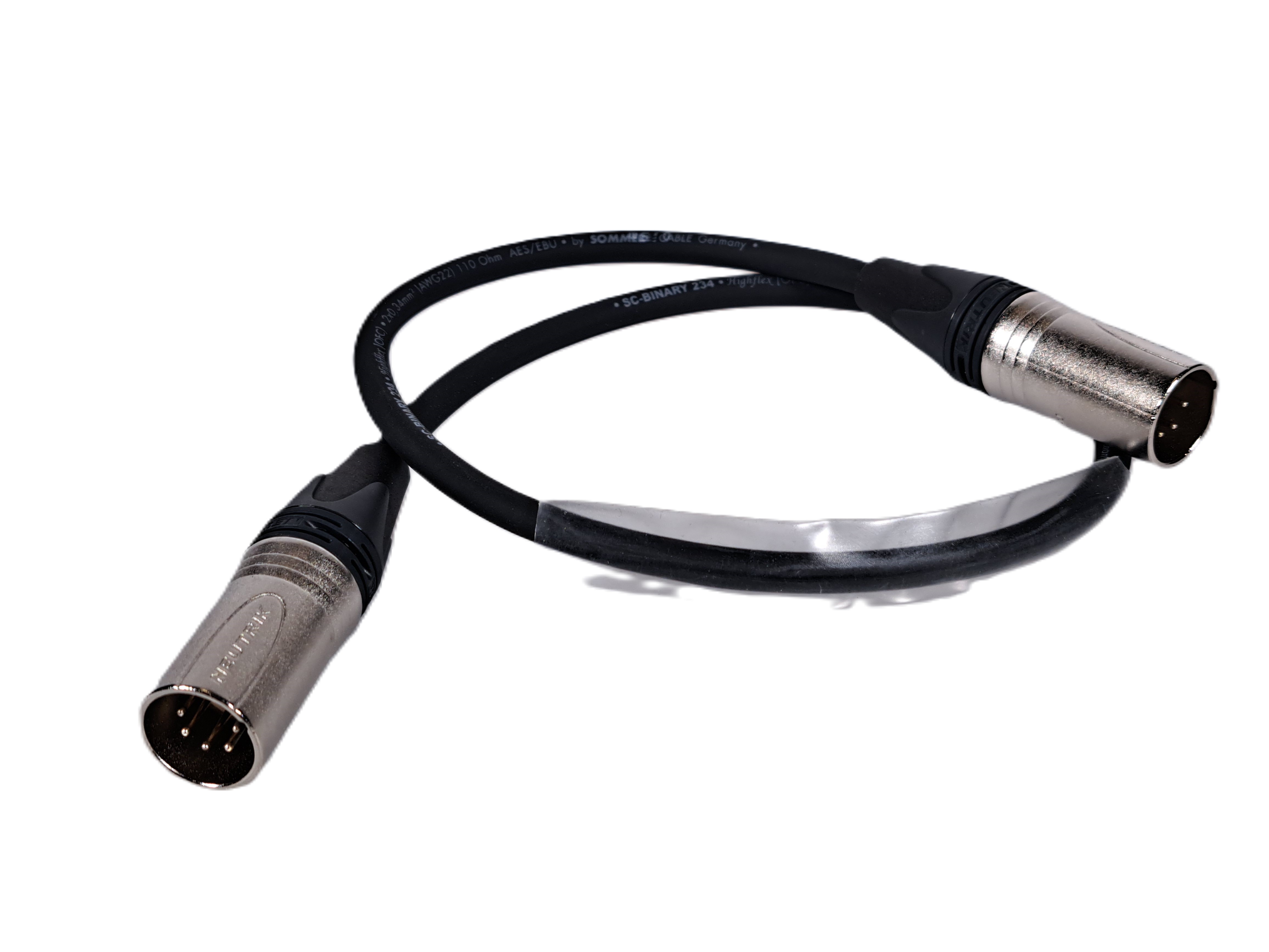 MAJOR DMX-Adapterkabel/Gender Changer, XLR 5-pol. male/5-pol. male, 0,5 m MAJOR DMX-Adapterkabel/Gender Changer, XLR 5-pol. male/5-pol. male, 0,5 m