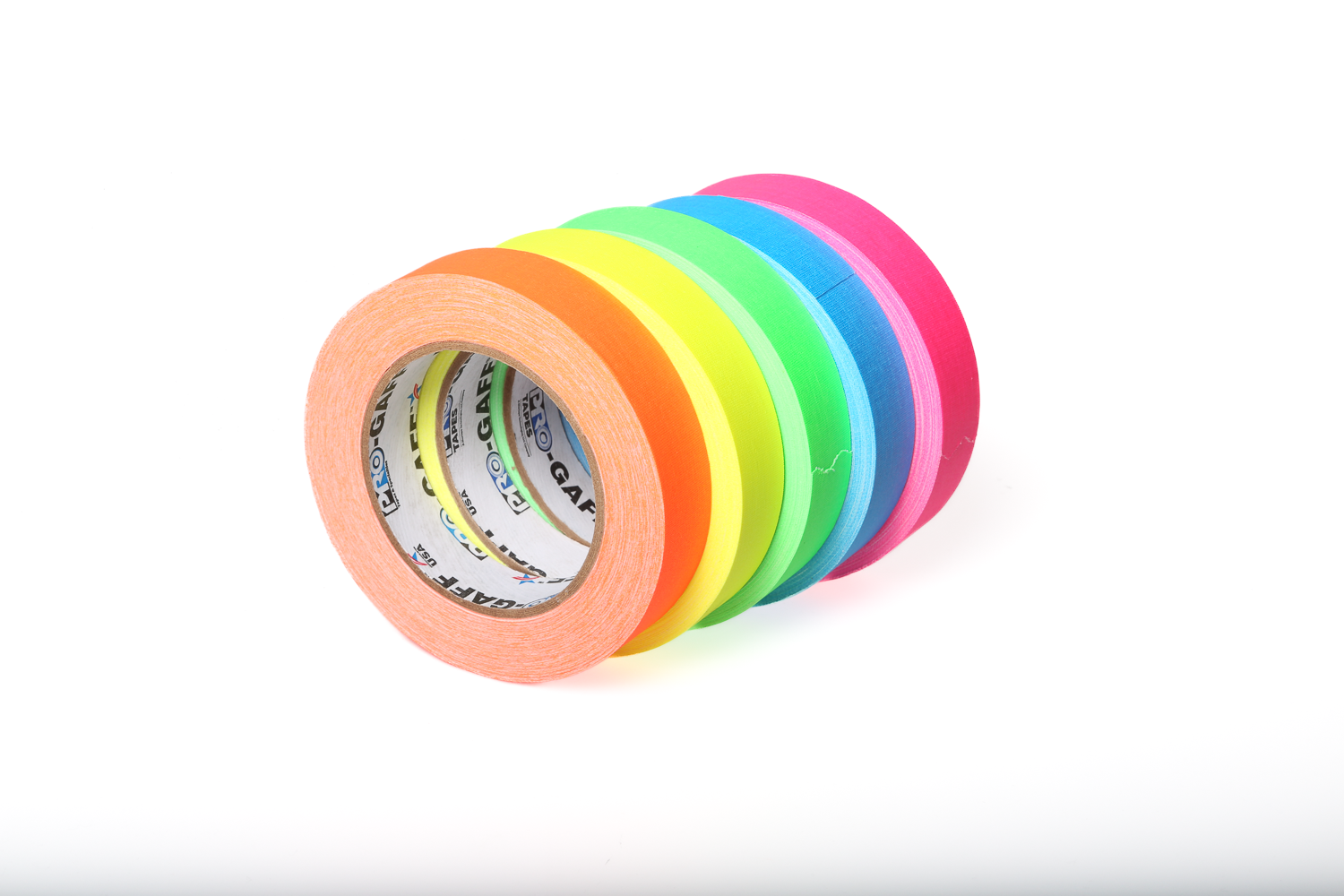 Le Mark Pro Tape Gaffer Fluorescent Gaffa 24 mm x 22.8 m, Orange Le Mark Pro Tape Gaffer Fluorescent Gaffa 24 mm x 22.8 m, Orange