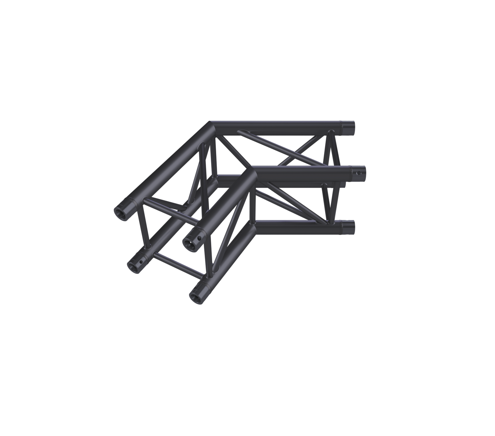 Eurotruss HD34120° Ecke 2-Weg 50 x 50 cm, schwarz