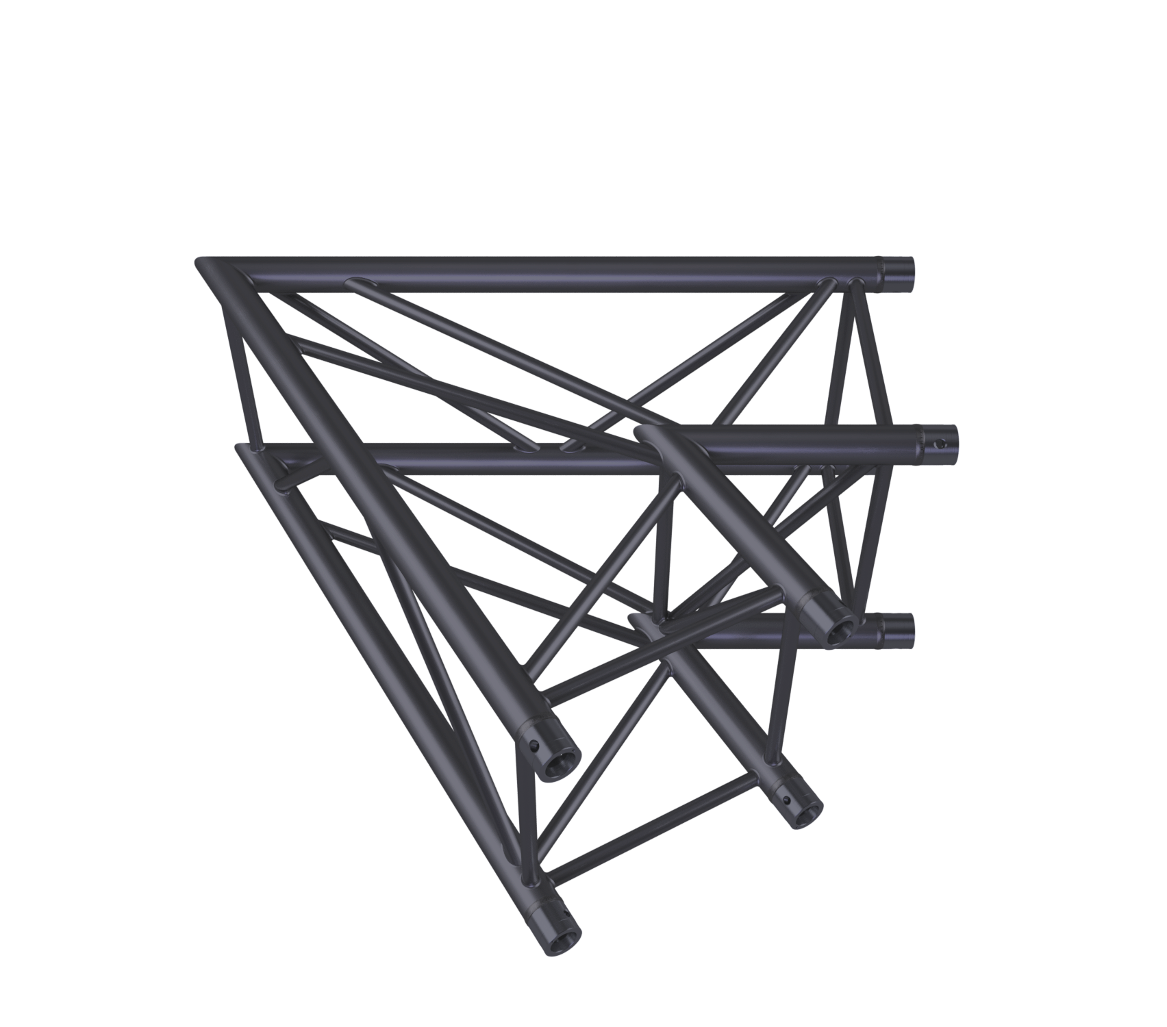 Eurotruss HD44 Angle 60° 2 voies 100 x 100 cm, noir Eurotruss HD44 Angle 60° 2 voies 100 x 100 cm, noir