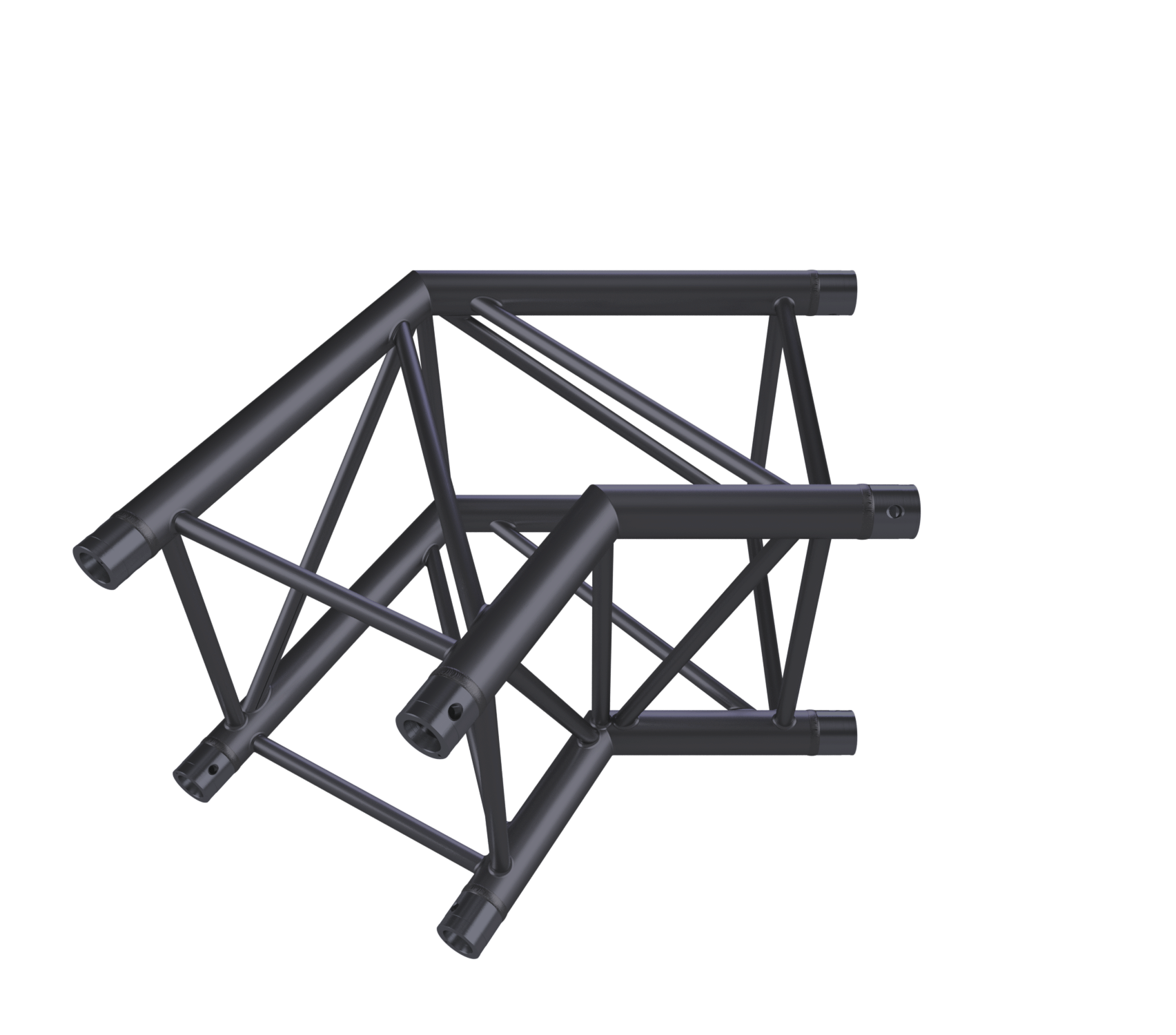 Eurotruss HD44 120° Angle 2 voies 50 x 50 cm, noir