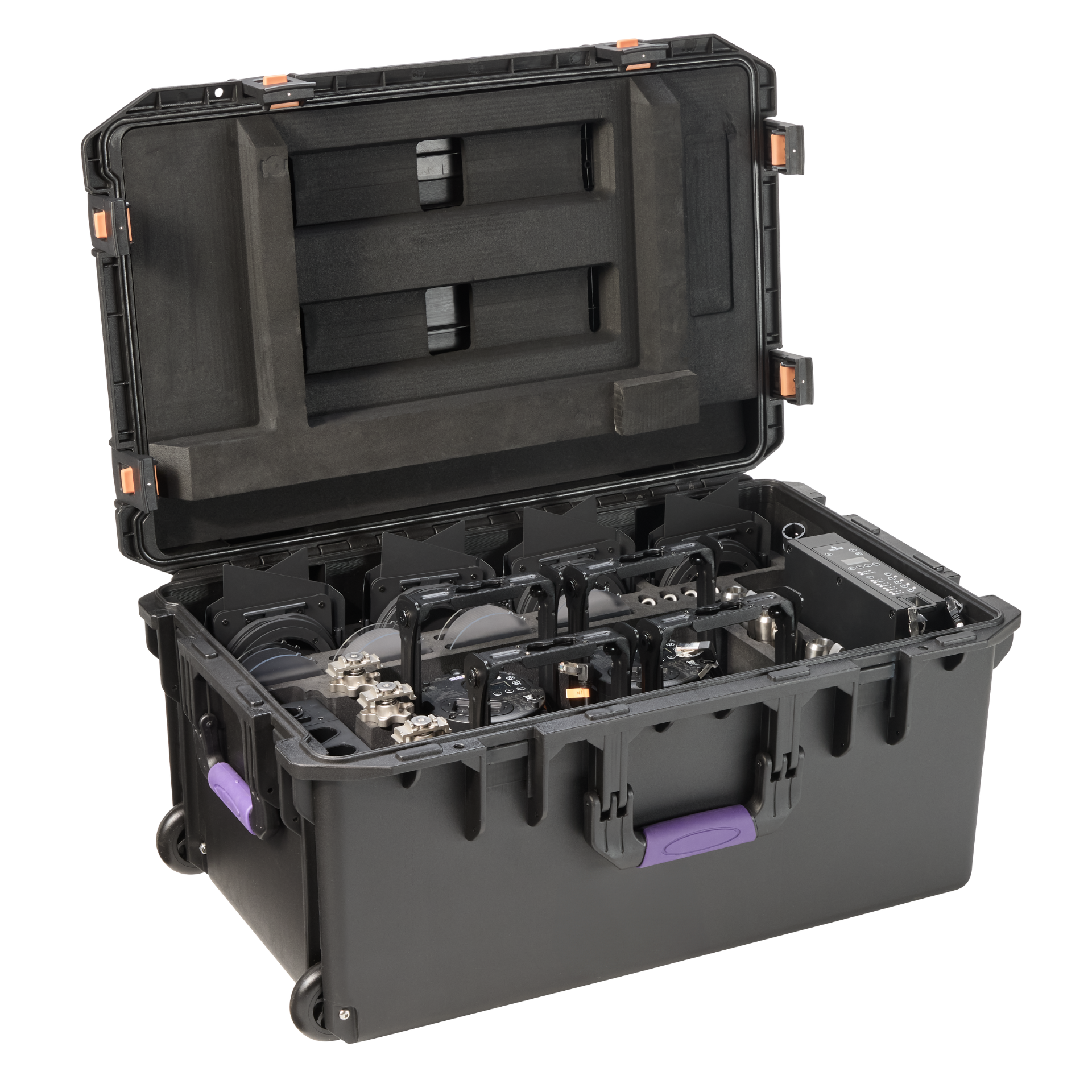 Astera QuikBeam RGB Mint Amber, IP65 4-Unit PrepCase Kit