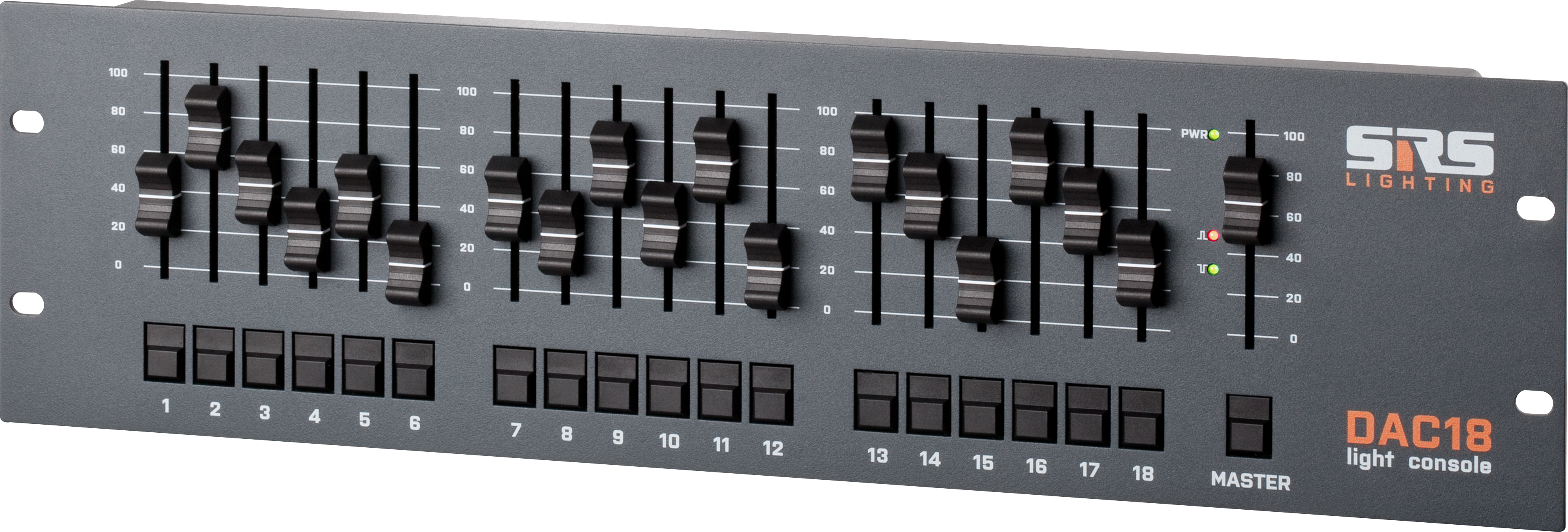 SRS DAC18-8 - Contrôleur DMX - 18 canaux - XLR5