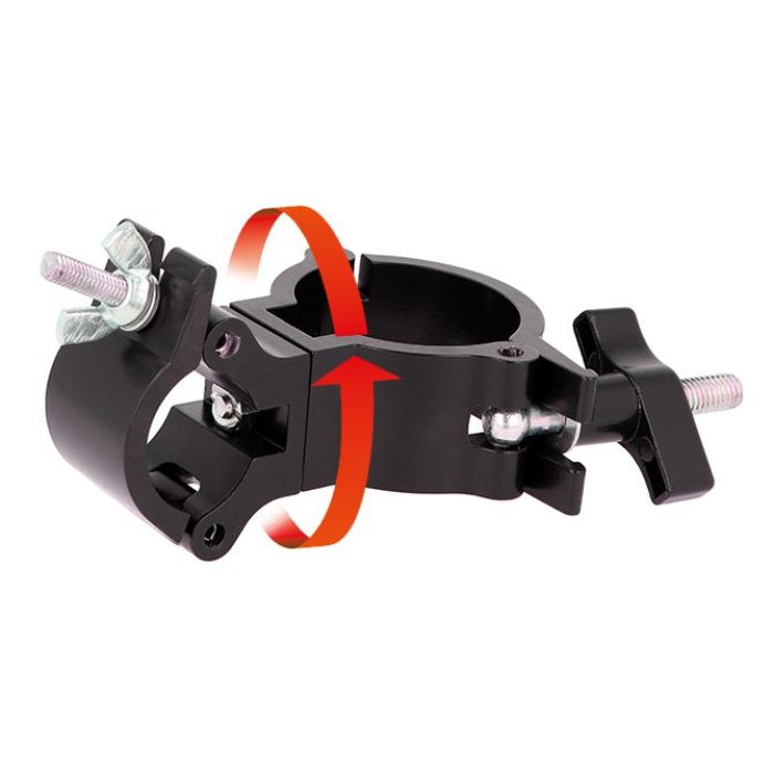 Doughty Engineering Super Lightweight Swivel Coupler, 48mm auf Atom Coupler(32mm), schwarz