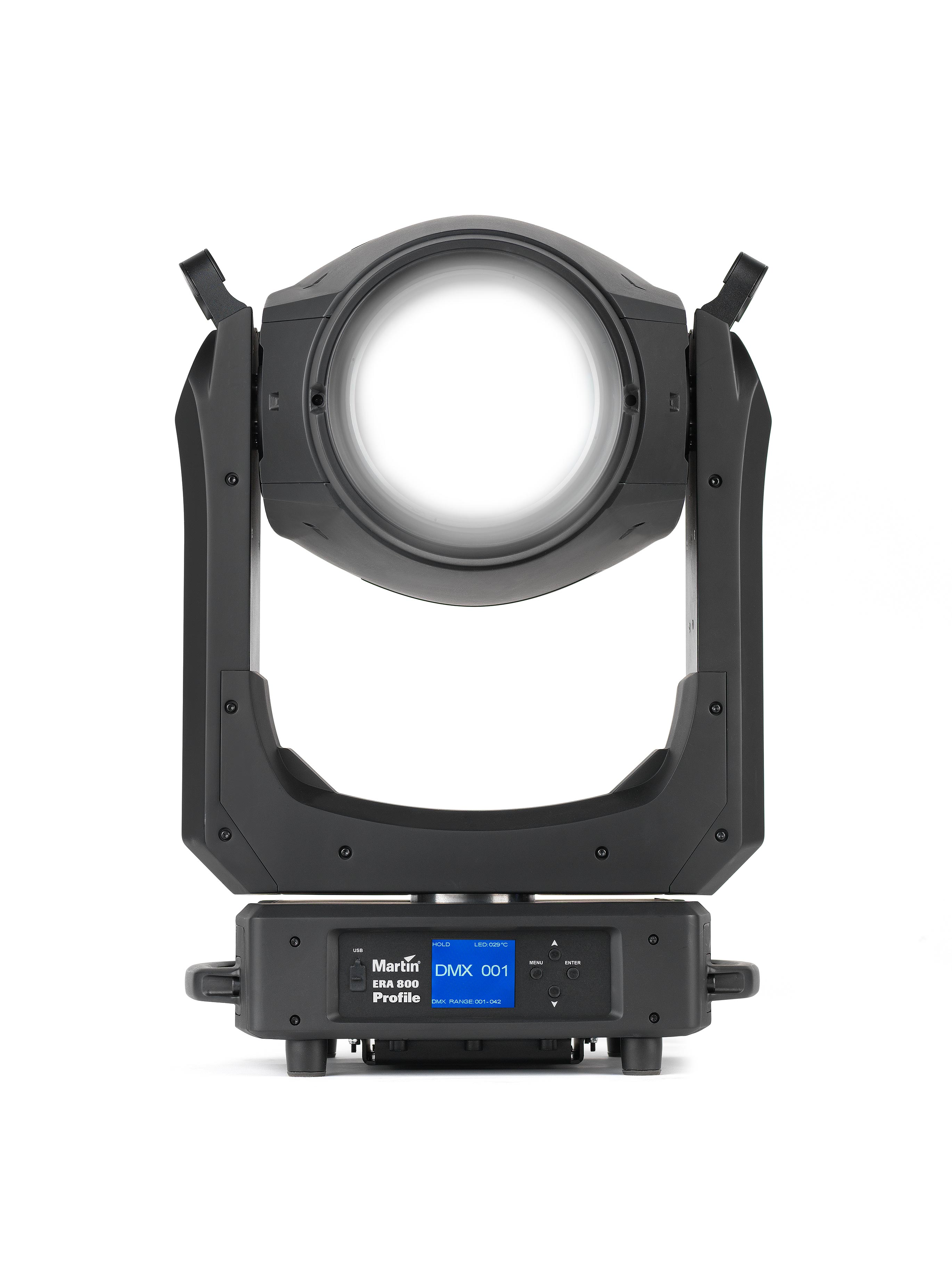 Front eines Moving Heads Martin ERA 800 Profile Martin ERA 800 Spot Profile Moving Head CMY Zoom Animation