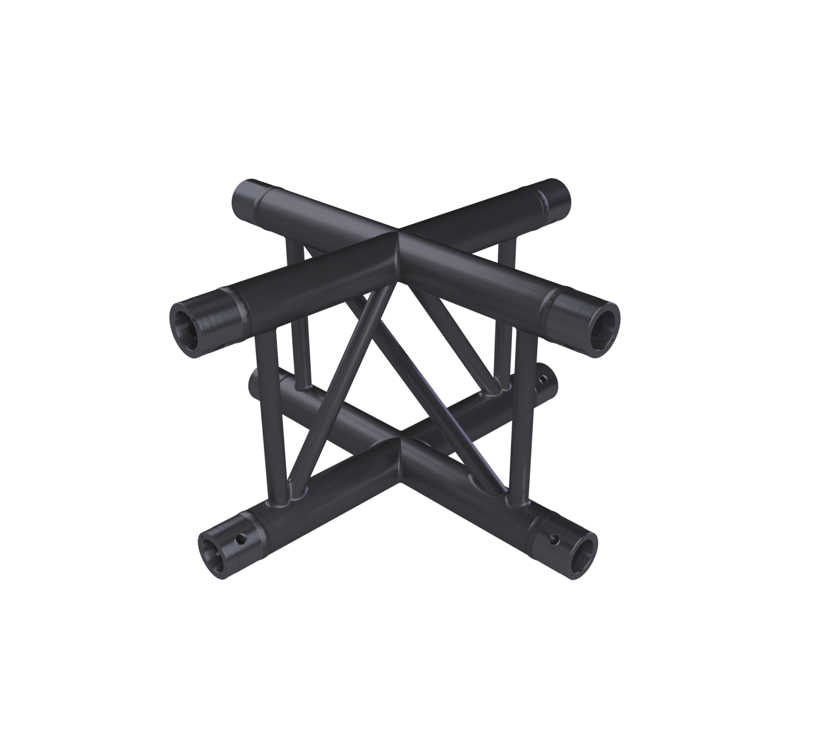 Eurotruss FD32 Croix 4 voies verticale 50 x 50 cm, noir