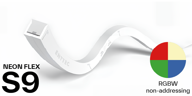 Enttec Neon Flex S9 RGBW Non Adressing IP68, 6000 mm