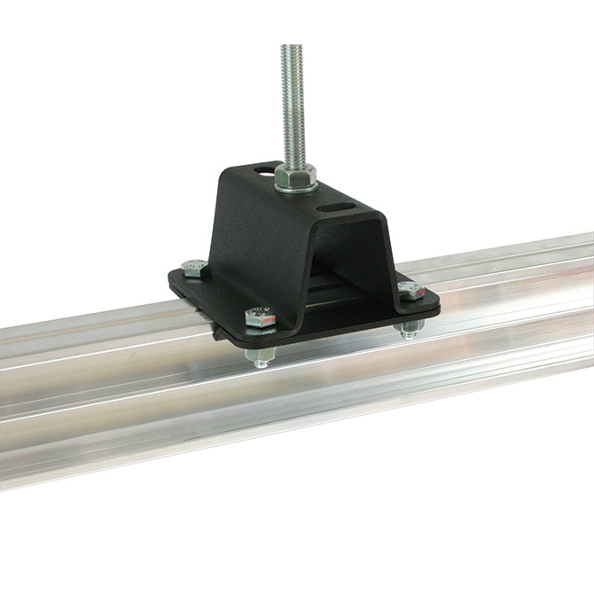 Doughty Engineering Studio Rail Ceiling Bracket 50mm High (Top Hat) avec Rail Clamps Doughty Engineering Studio Rail Ceiling Bracket 50mm High (Top Hat) avec Rail Clamps