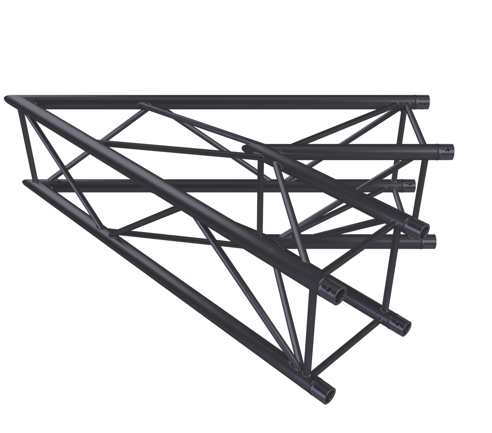 Eurotruss HD44 Angle 45° 2 voies 150 x 150 cm, noir