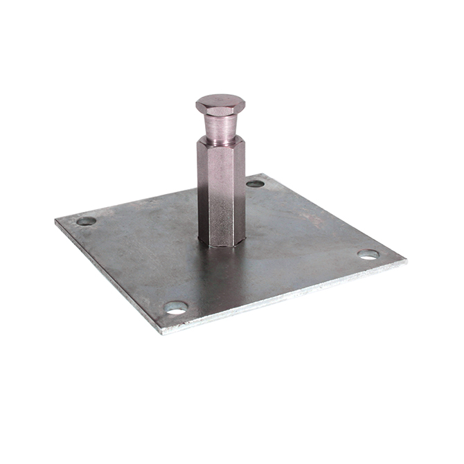 Doughty Engineering plaque de montage snap-in (100mm X 100mm)