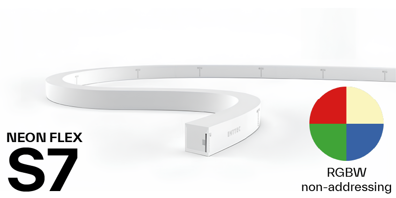 Enttec Neon Flex S7 RGBW Non Adressing IP68, 6000 mm