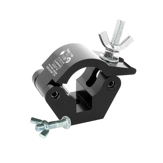 Doughty Engineering Hook Clamp, schwarz - Stainless Steel Doughty Engineering Hook Clamp, schwarz - Stainless Steel