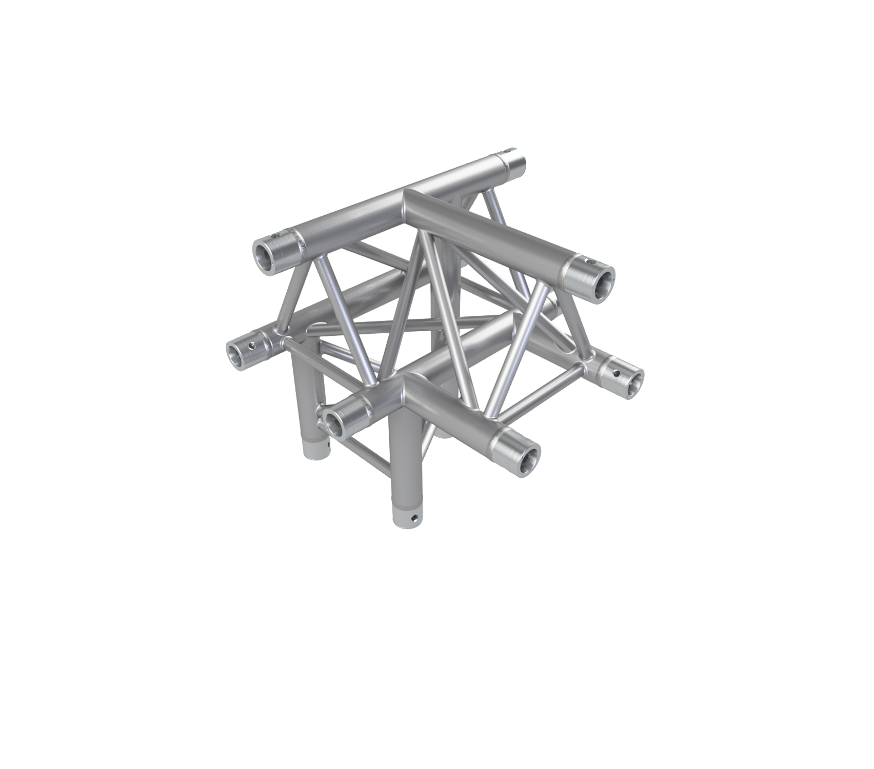 Eurotruss FD33 T-Stück + Down LEFT 4-way corner 50 x 50 x 50 cm