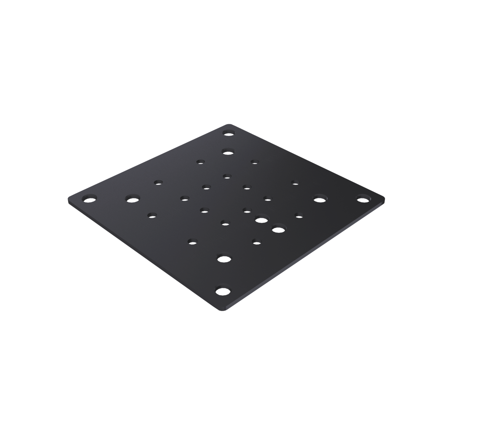 Eurotruss Adapter Top-Platte, Gross für Moving Heads, schwarz