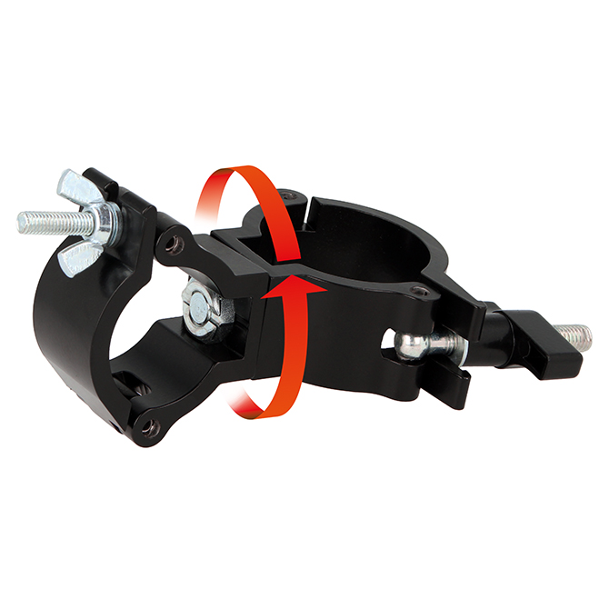 Doughty Engineering Super Lightweight Swivel Coupler, 48mm auf Atom Coupler(38mm), schwarz Doughty Engineering Super Lightweight Swivel Coupler, 48mm auf Atom Coupler(38mm), schwarz