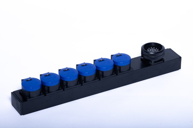 MAJOR Slimline répartiteur de charge alu, Socapex sur 6 x T13 MAJOR Slimline répartiteur de charge alu, Socapex sur 6 x T13