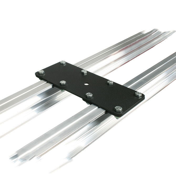 Doughty Engineering Studio Rail Spacer Plate (Double Rail) avec Rail Clamps Doughty Engineering Studio Rail Spacer Plate (Double Rail) avec Rail Clamps