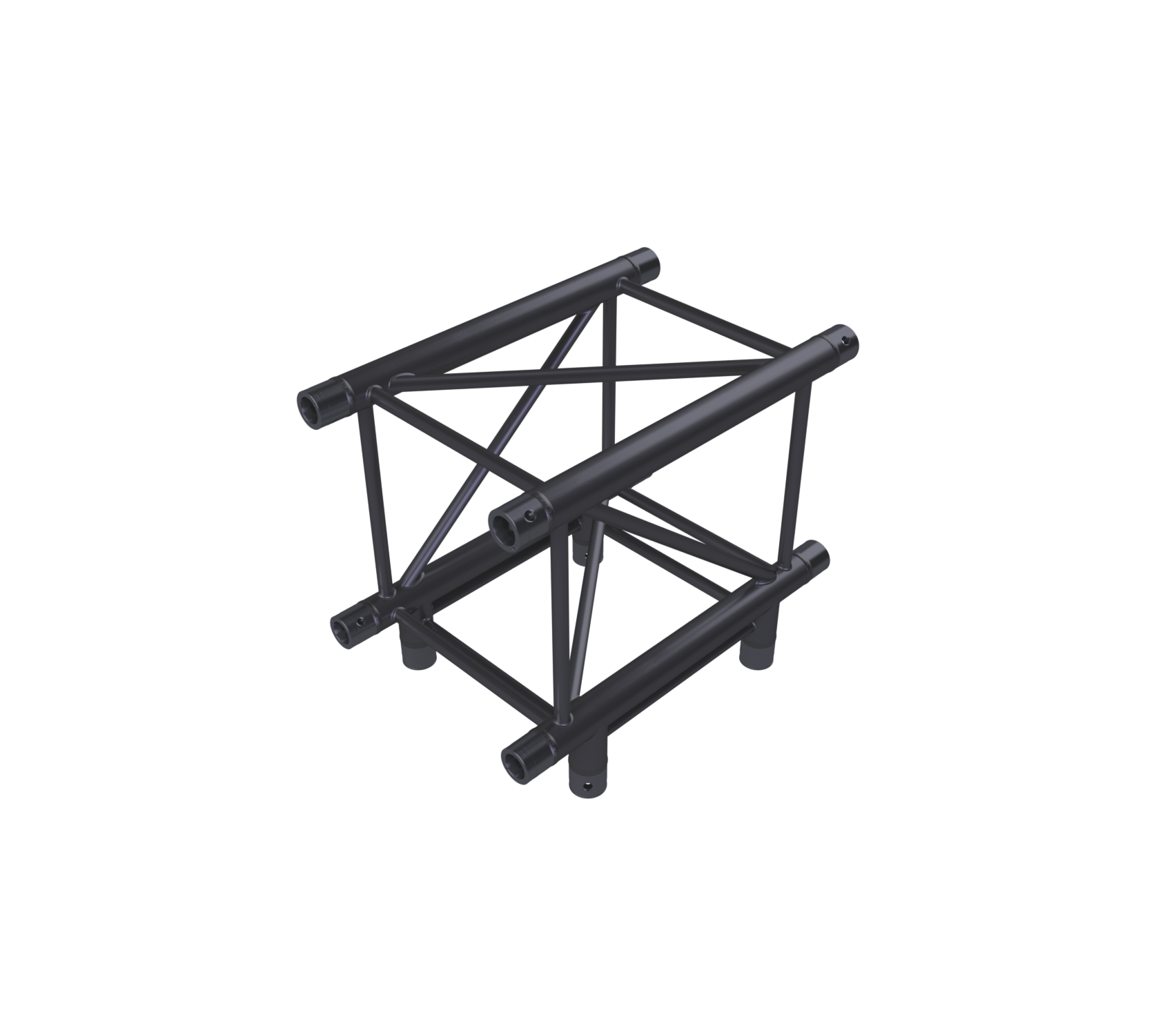 Eurotruss HD44 Té 3 voies 60 x 50 cm, noir