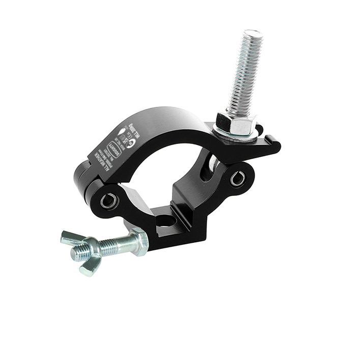 Doughty Engineering Slimline Lightweight Hook Clamp, schwarz - Stainless Steel Doughty Engineering Slimline Lightweight Hook Clamp, schwarz - Stainless Steel
