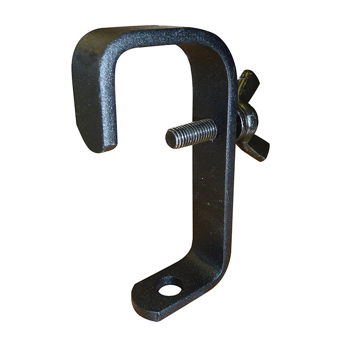 Doughty Engineering Hook Clamp 50mm Standard (25 X 6 Flat), schwarz 