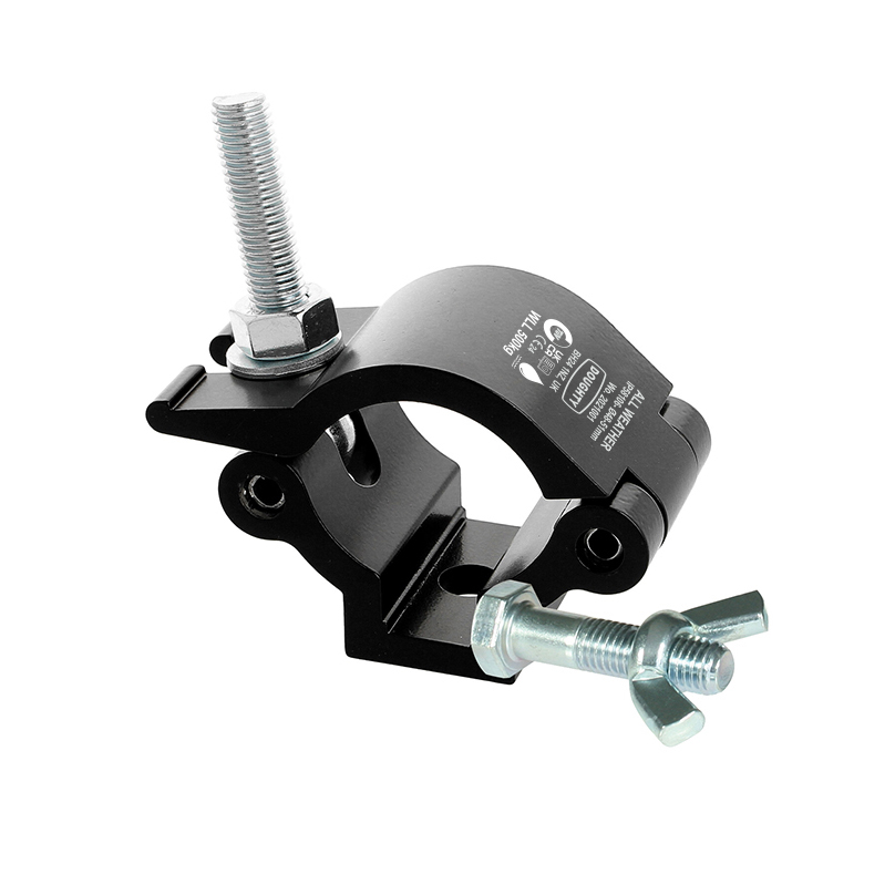 Doughty Engineering Lightweight Hook Clamp, schwarz - Stainless Steel Doughty Engineering Lightweight Hook Clamp, schwarz - Stainless Steel