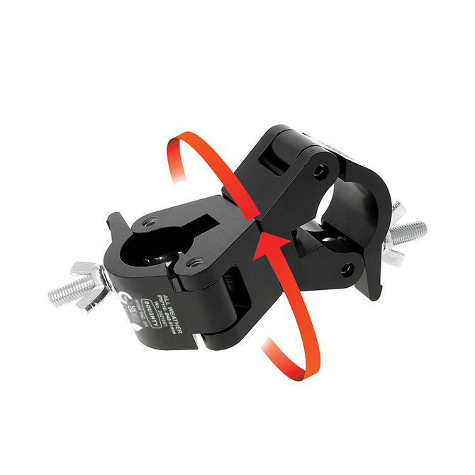 Doughty Engineering Swivel Coupler, noir - Acier inoxydable Doughty Engineering Swivel Coupler, noir - Acier inoxydable
