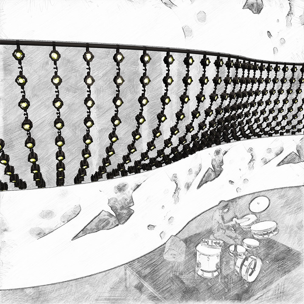 Atomic Dot disposé en surface comme exemple d'application Martin Atomic Dot Exemple de surface