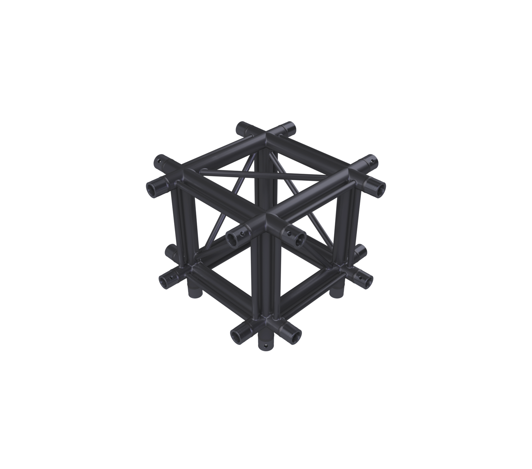 Eurotruss HD44 Kreuz + Down 5-Weg corner 60 x 60 x 50 cm, schwarz