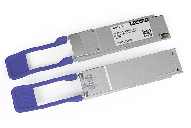 Luminex GigaCore Transceiver 40G Base - LR4 QSFP+ SMF, 1270 nm to 1330 nm, 10km, LC, DMI