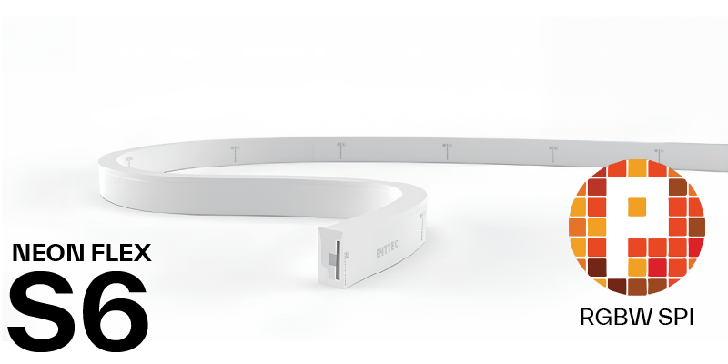 Enttec Neon Flex S6 RGBW Pixel, IP68 5000 mm