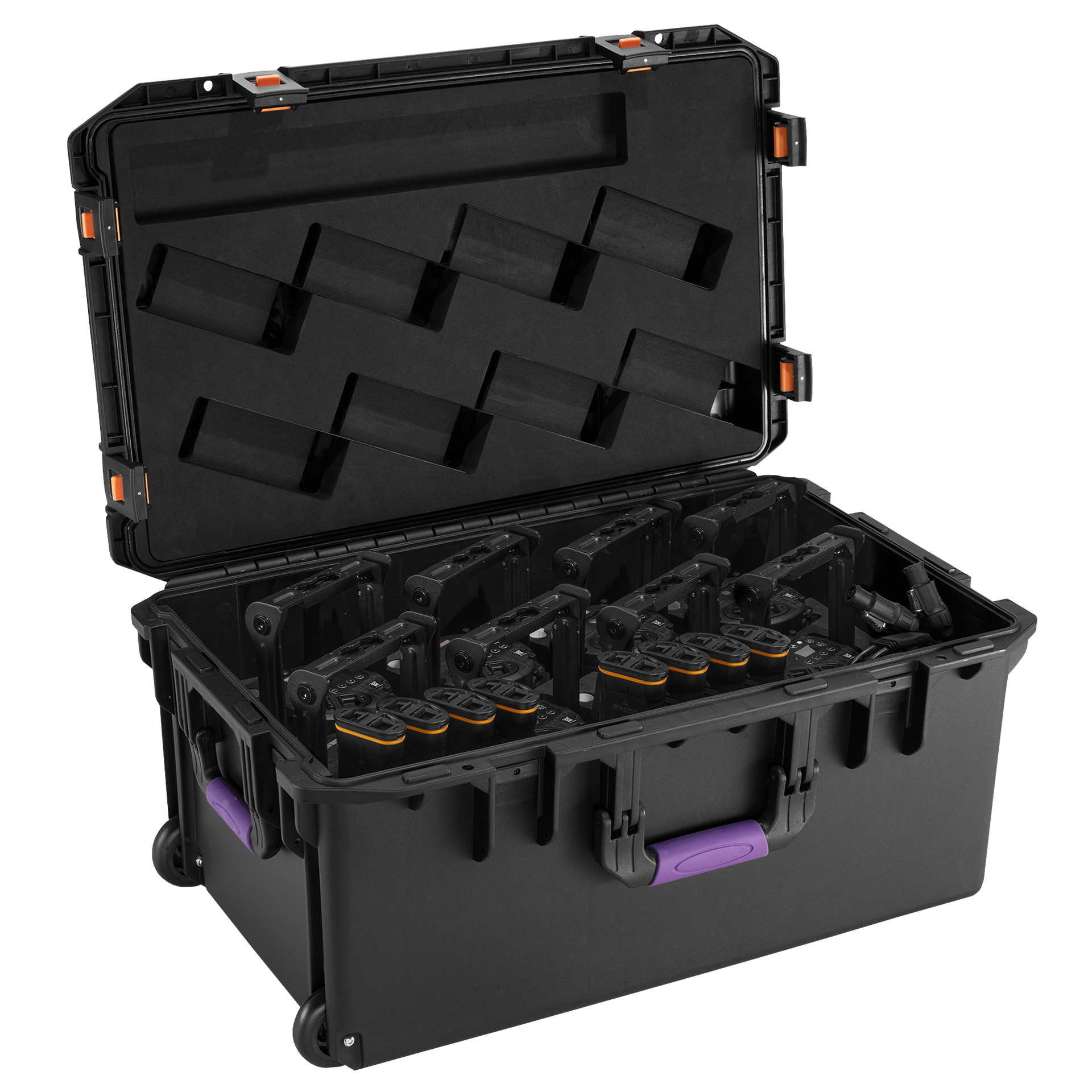 Astera QuikBeam RGB Mint Amber, IP65 8-Unit QuikCase Kit