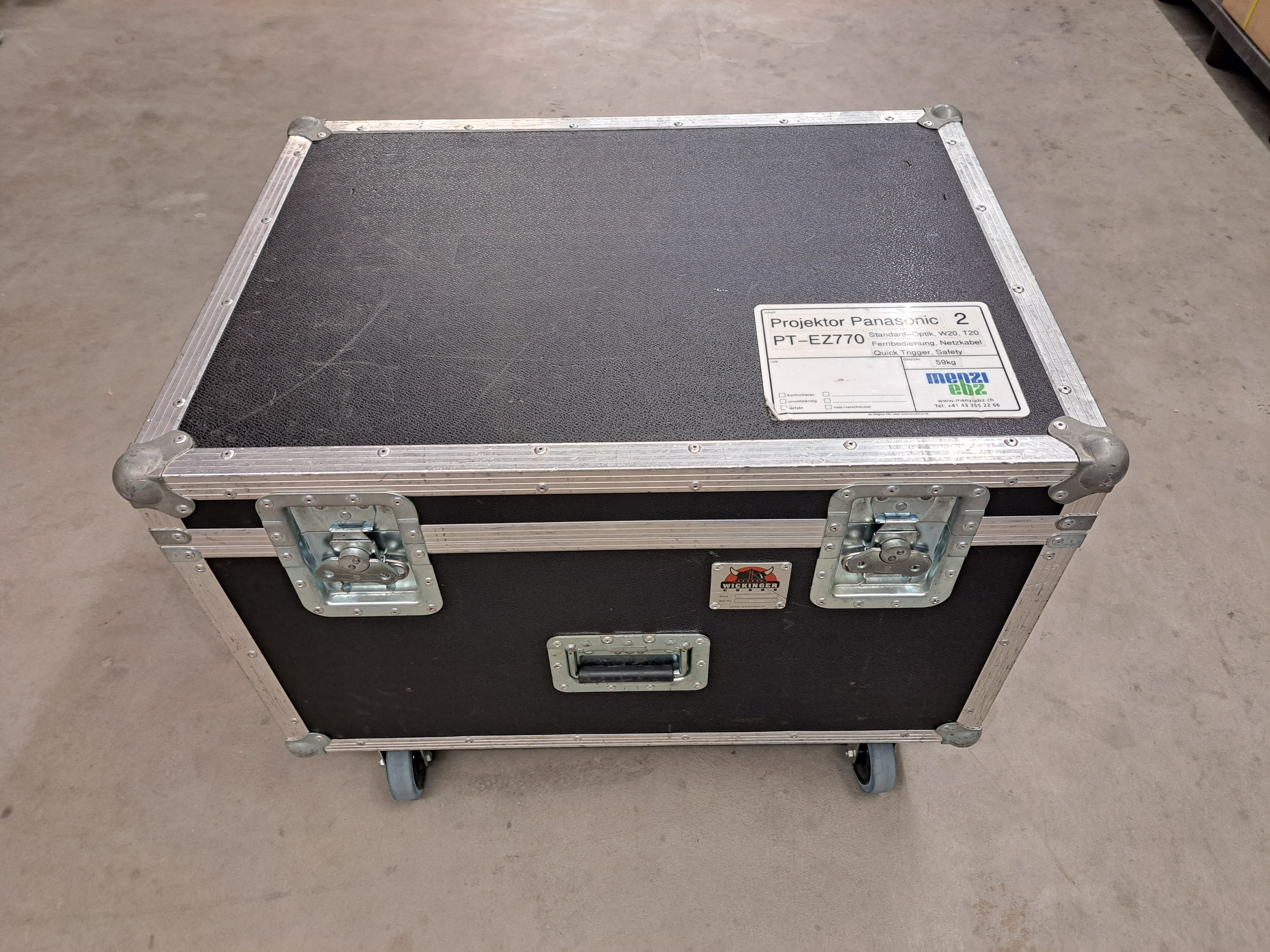 Flightcase, Occasion