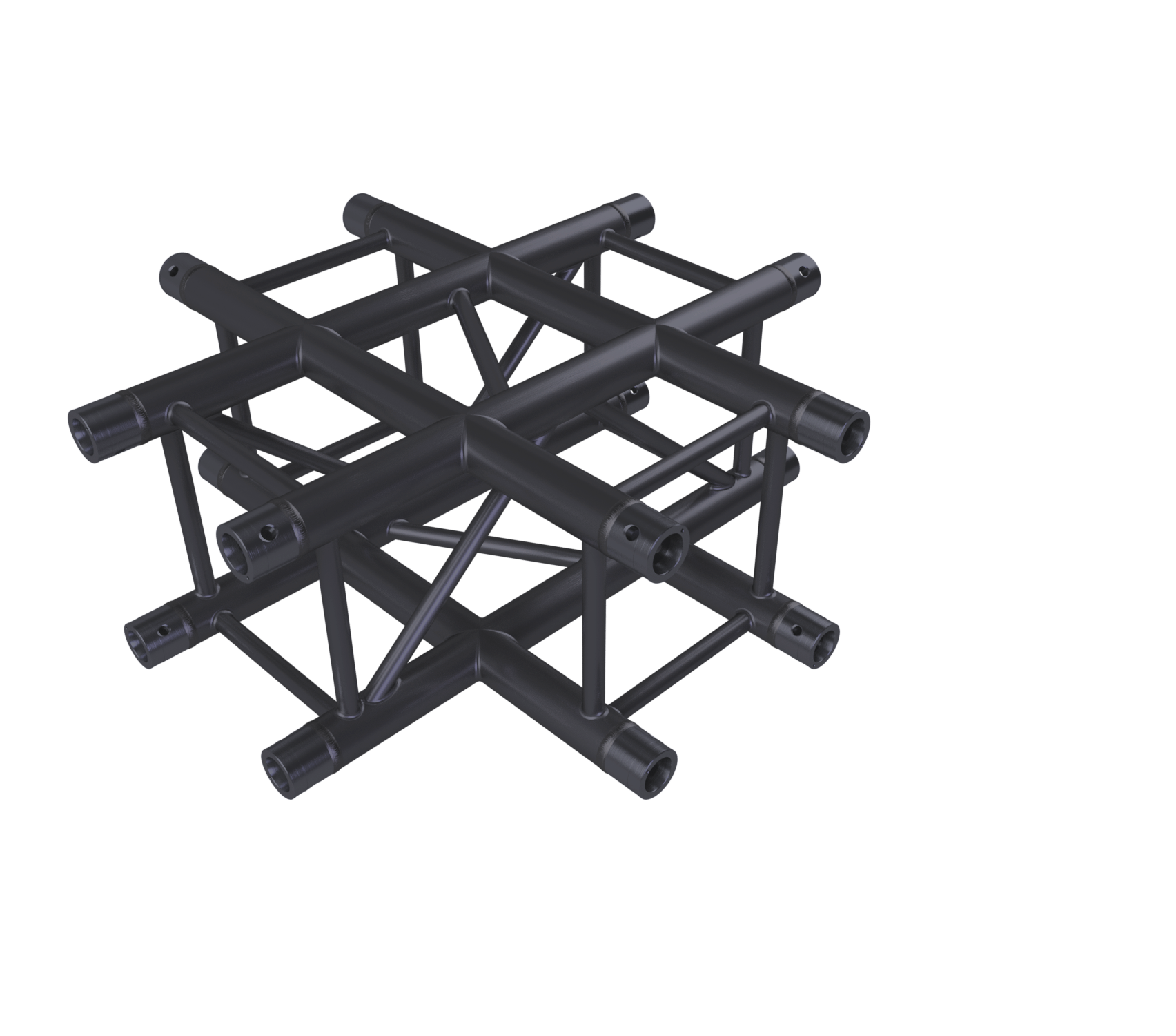 Eurotruss FD34 Kreuz 4-Weg 71 x 71 cm, schwarz