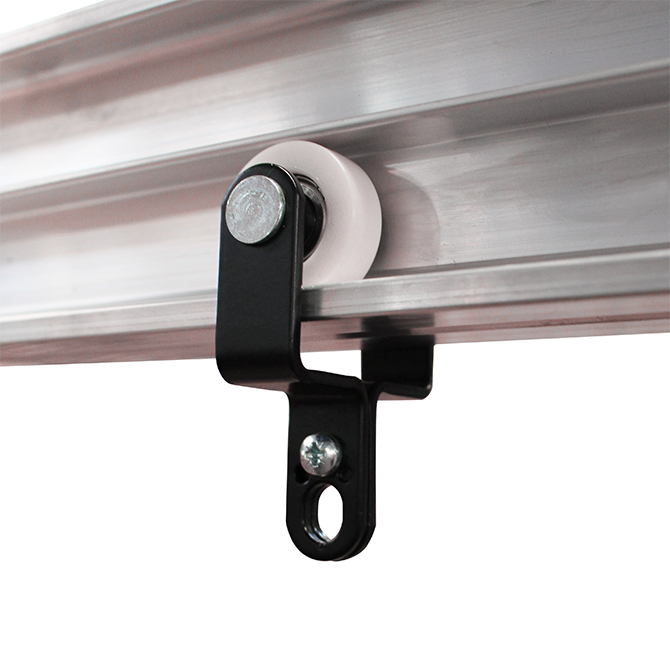 Doughty Engineering Studio Rail 80 Curtain Car X 5 (en acier avec roulement à billes)