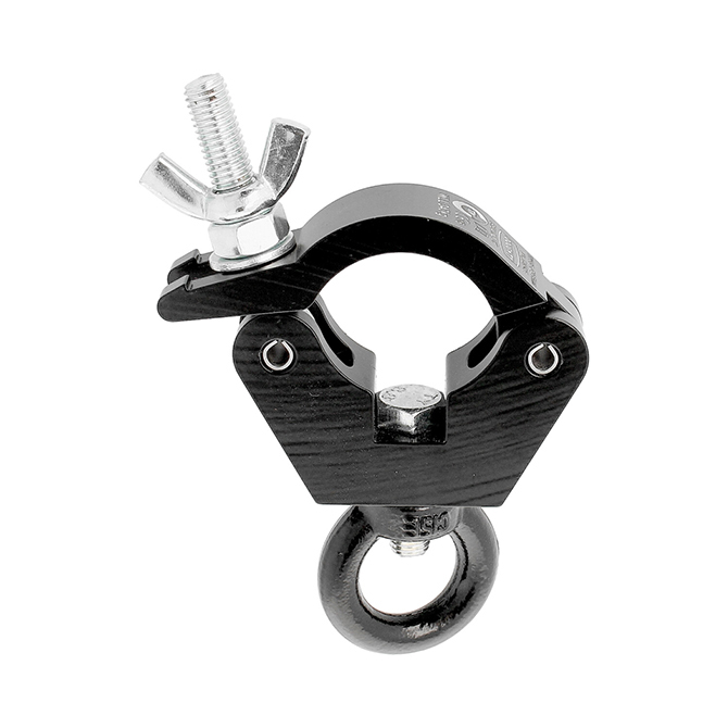 Doughty Engineering Slimline Hanging Clamp (M12 Ringmutter), schwarz Doughty Engineering Slimline Hanging Clamp (M12 Ringmutter), schwarz