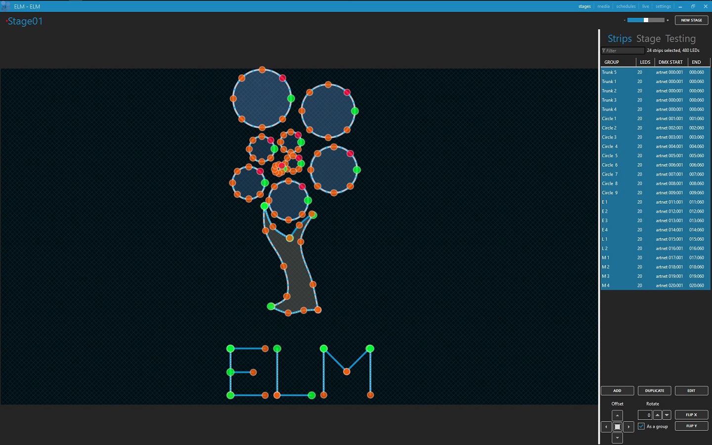 Led Mapper Software Enttec ELM LED-Mapper, Entry Edition 4 Universes | 2048 | 70581-ETY
