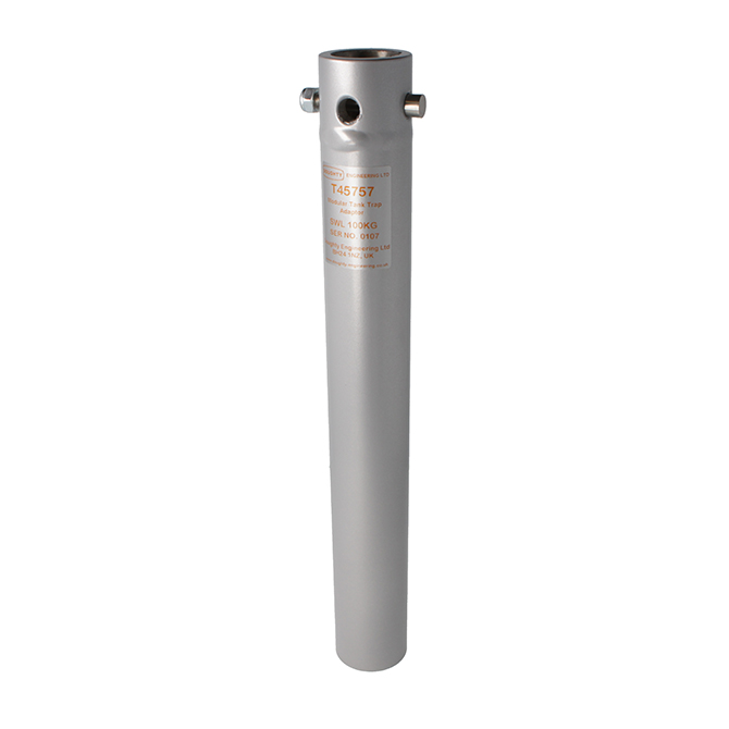 Doughty Engineering Modular Drop Arm Tanktrap Adapter, silber