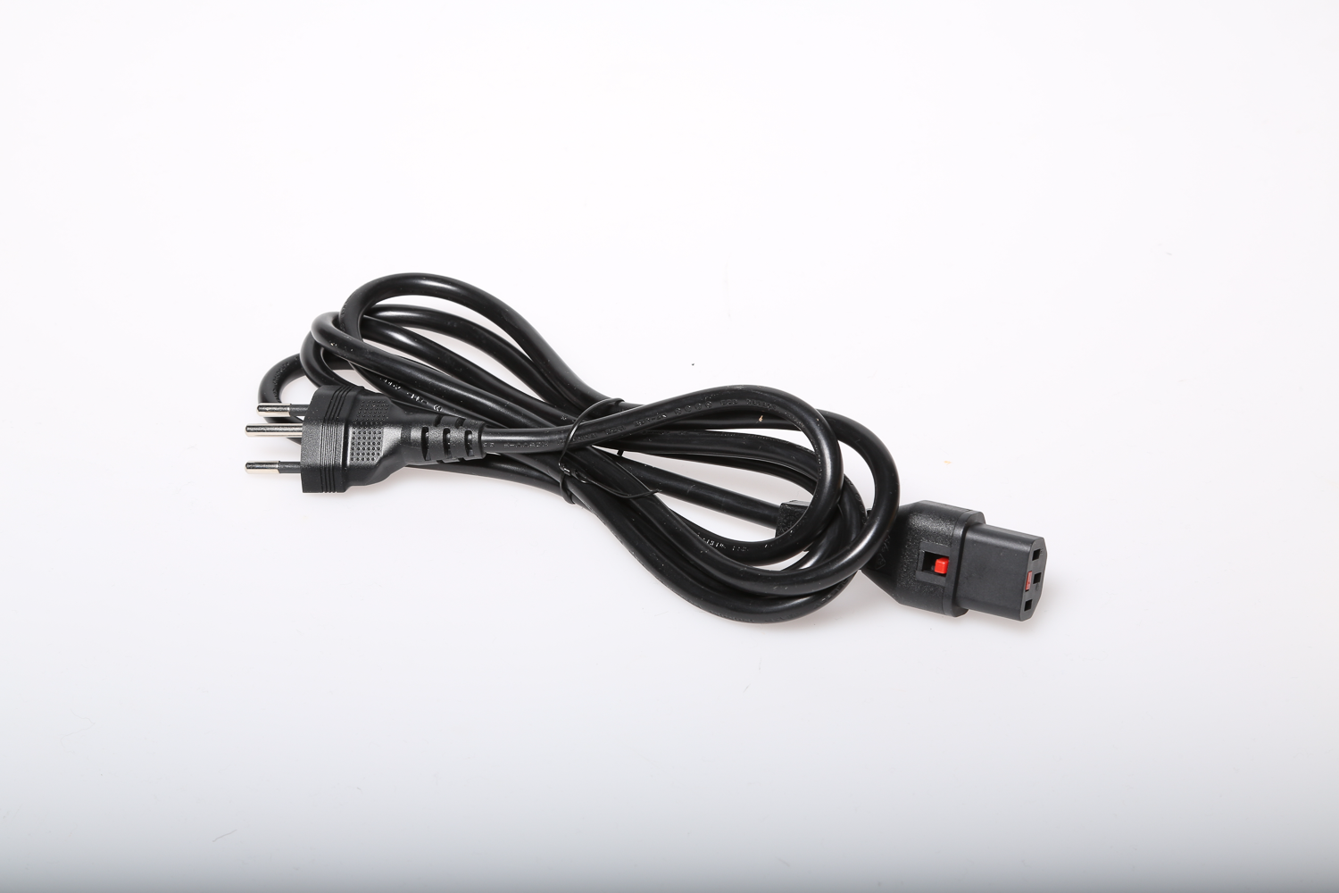 Netzanschlusskabel 2 m mit Stecker T12/Apparatekupplung IEC C13 mit Verriegelung Netzanschlusskabel 2 m mit Stecker T12/Apparatekupplung IEC C13 mit Verriegelung