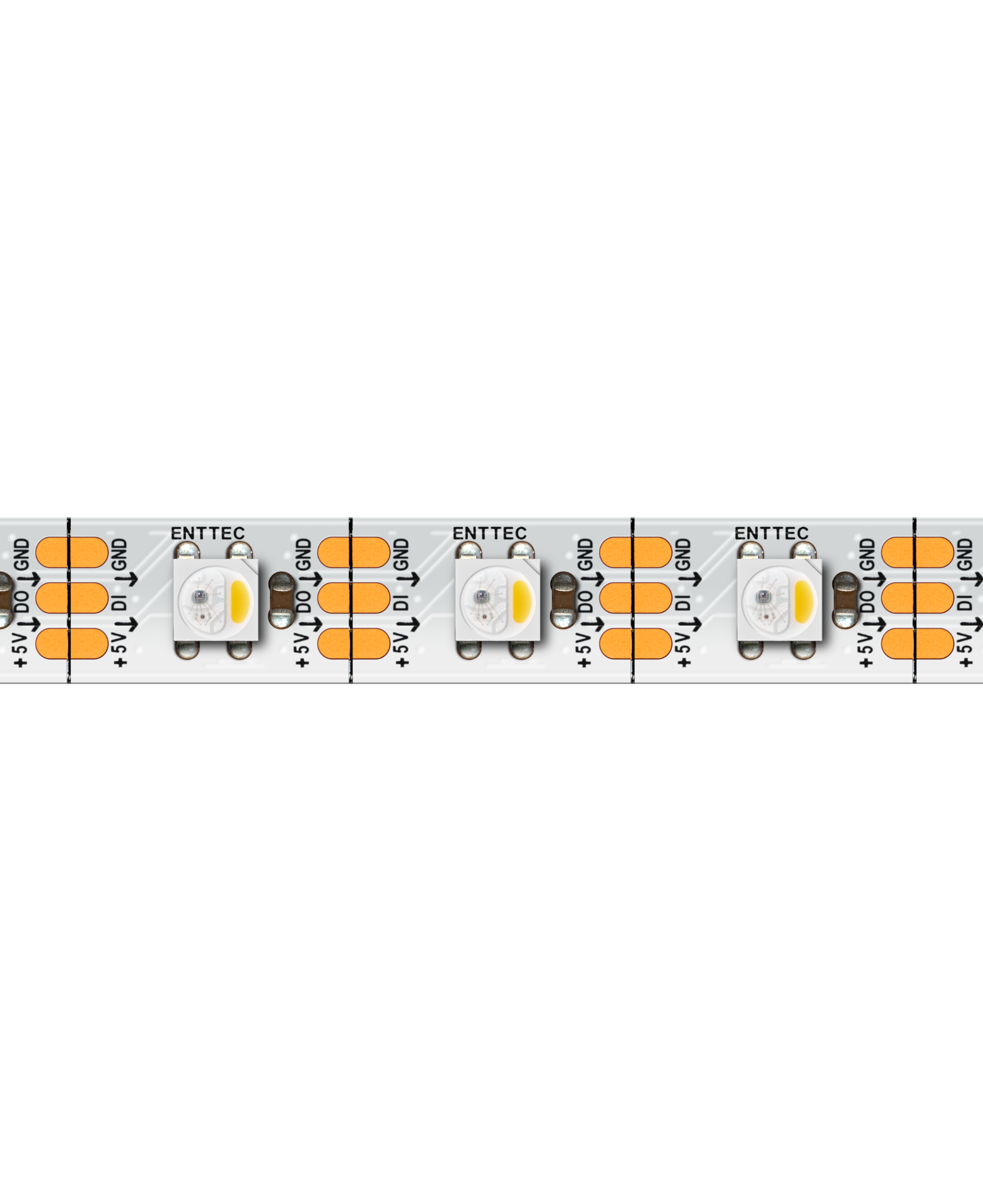 Enttec Pixel Tape, 60 LED/m RGBW 5 V, weiss - Individuell ansteuerbare LED Enttec Pixel Tape, 60 LED/m RGBW 5 V, weiss - Individuell ansteuerbare LED