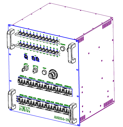SRS AHD24-DV-SX Gen2, 24-Kanal Direktsteuerung 12HE - Socapex
