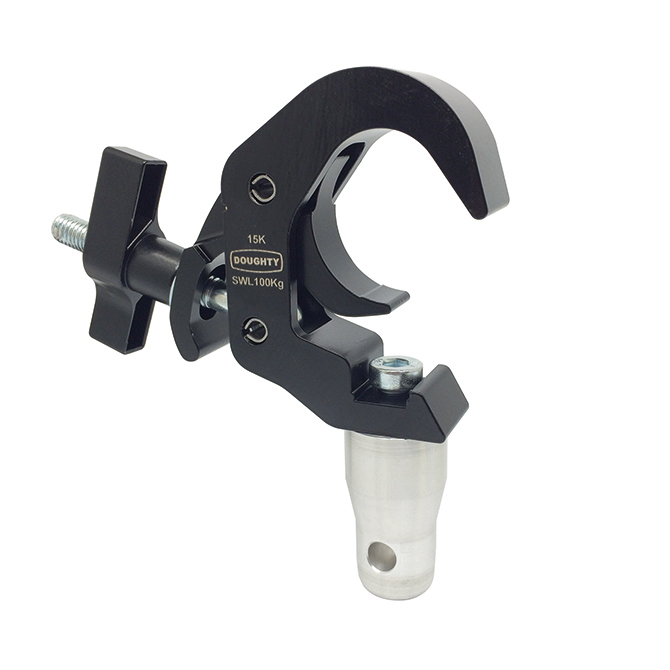 Doughty Engineering Slimline Quick Trigger Clamp mit halbem konischem Verbinder, schwarz