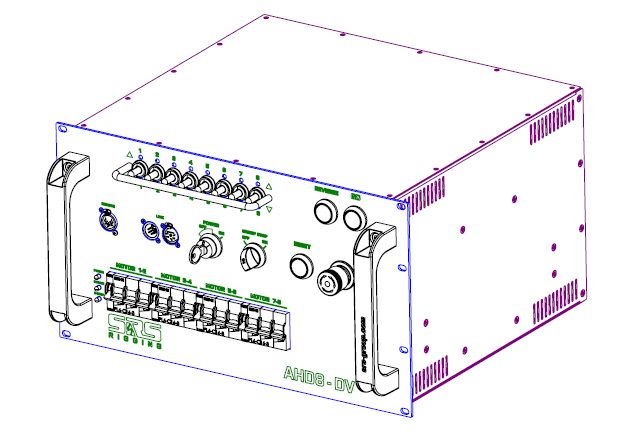 SRS AHD8-DV-CEE Gen2, 8-Kanal Direktsteuerung 6HE - CEE16