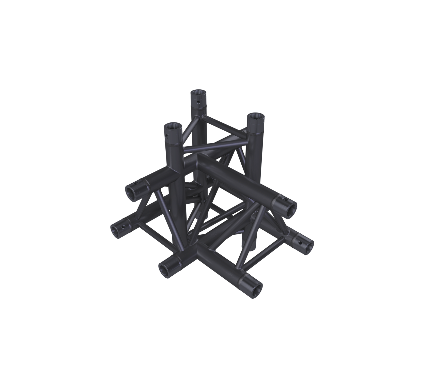 Eurotruss HD33 Pièce en T 5 voies + Up + Down RIGHT 50 x 50 x 50 cm, noir