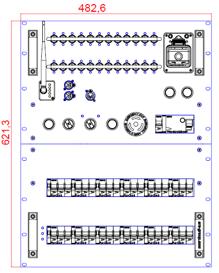 SRS AHD24-WLV-H24 Gen2, 24-Kanal Wireless Controller Direktsteuerung 12HE - H24
