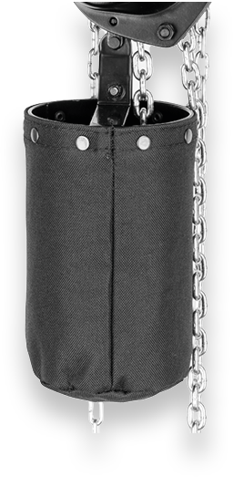 Safetex Kettensack. zu Handkettenzug 250 kg, Kettenlänge 10 - 12 m